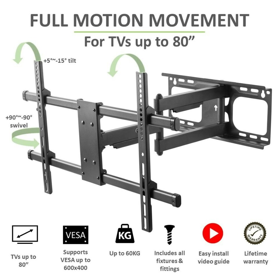 image 1 of Tech ART TA-GO77 37-80" TV Bracket