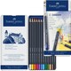 image 1 of Faber-Castell Creative Studio Goldfaber Colour Pencil, Multicoloured, Tin of 12