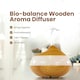 image 3 of Dr Botanicals Bio-Balancing Wooden Aroma Digital Diffuser Clear Panel (UK Plug)
