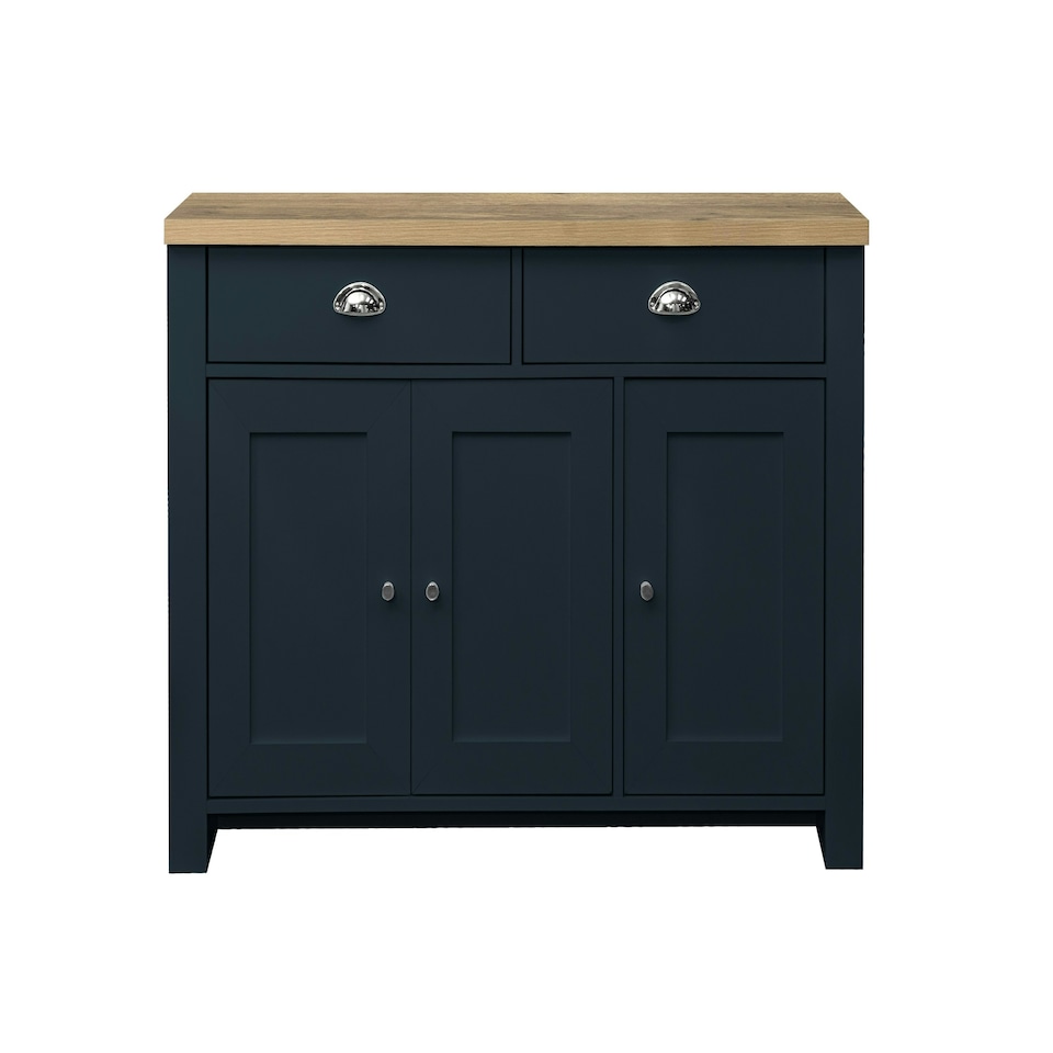 image 1 of Highgate 3 Door 2 Drawer Sideboard Navy