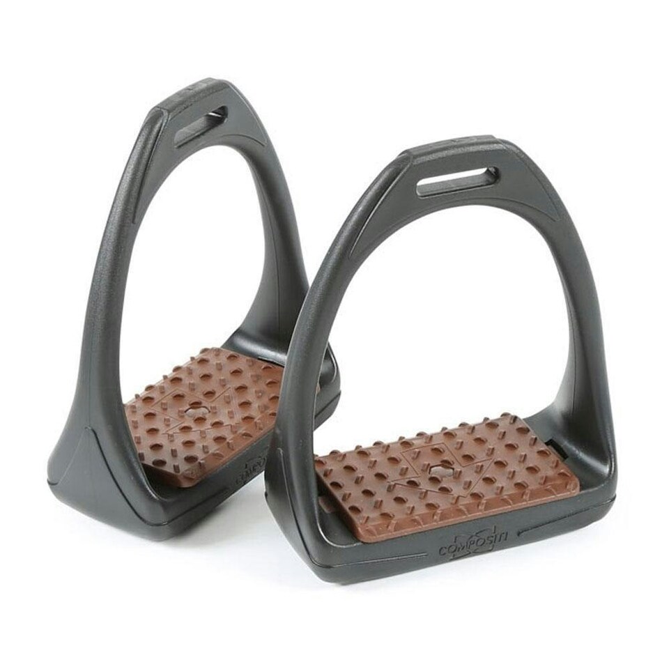 Compositi Reflex Horse Stirrups - Brown - One Size