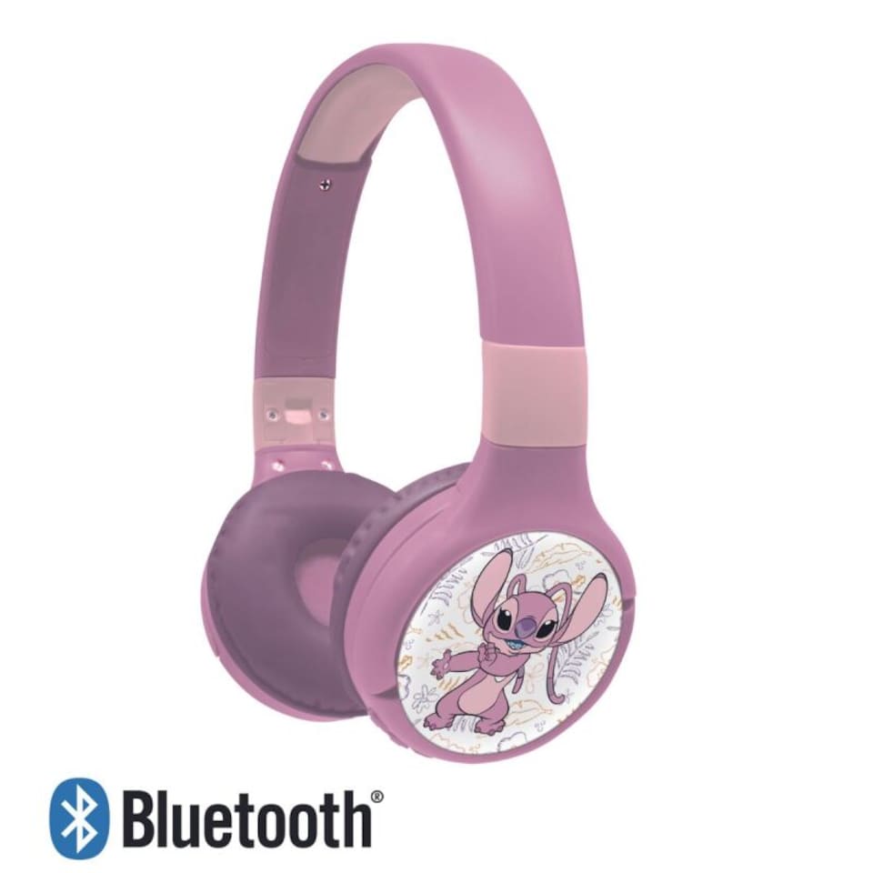image 1 of Lexibook HPBT010D1 Disney Stitch Bluetooth & Wired Foldable Headphones - Purple