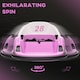 image 3 of AIYAPLAY 360° Rotation 12V Kids Bumper Car w/ Remote Control, Pink