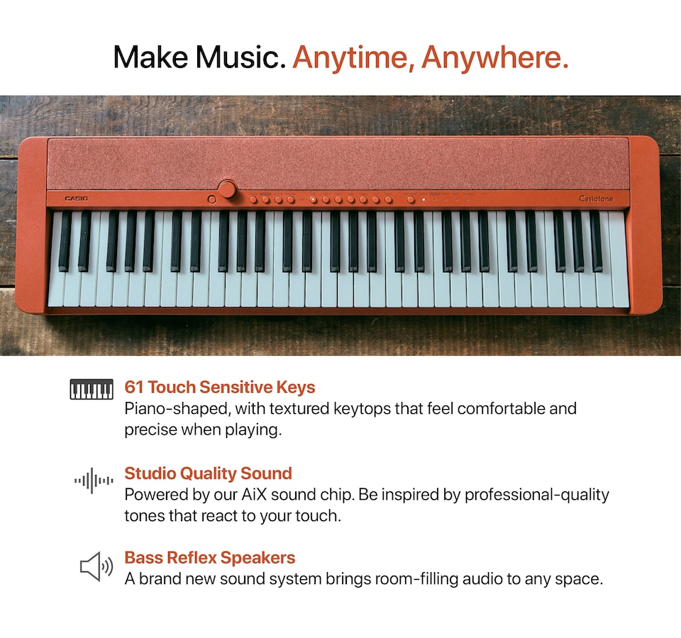 image 1 of Casio CT-S1 Red