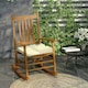 image 10 of Outsunny Set of 6 Chair Cushion Seat Pads Dining Chair w/ Straps 
