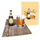 image 1 of Beer Themed Father's Day or Birthday 3D Pop Up Greeting Card