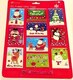 image 5 of Pack Of 50 Foiled Christmas Gift Tags: 10 Different Designs And Red Metallic Thread