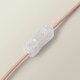 image 5 of ValueLights Miley Pink Stripes Drum Lamp Shade Pale Pink Table Lamp Pink