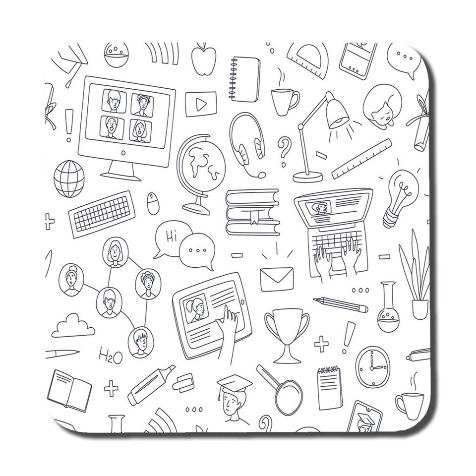 image 1 of Learning online (Coaster)