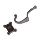image 3 of Hammer & Tongs Number 2 Double Wall Hook - W50mm x H115mm - Raw