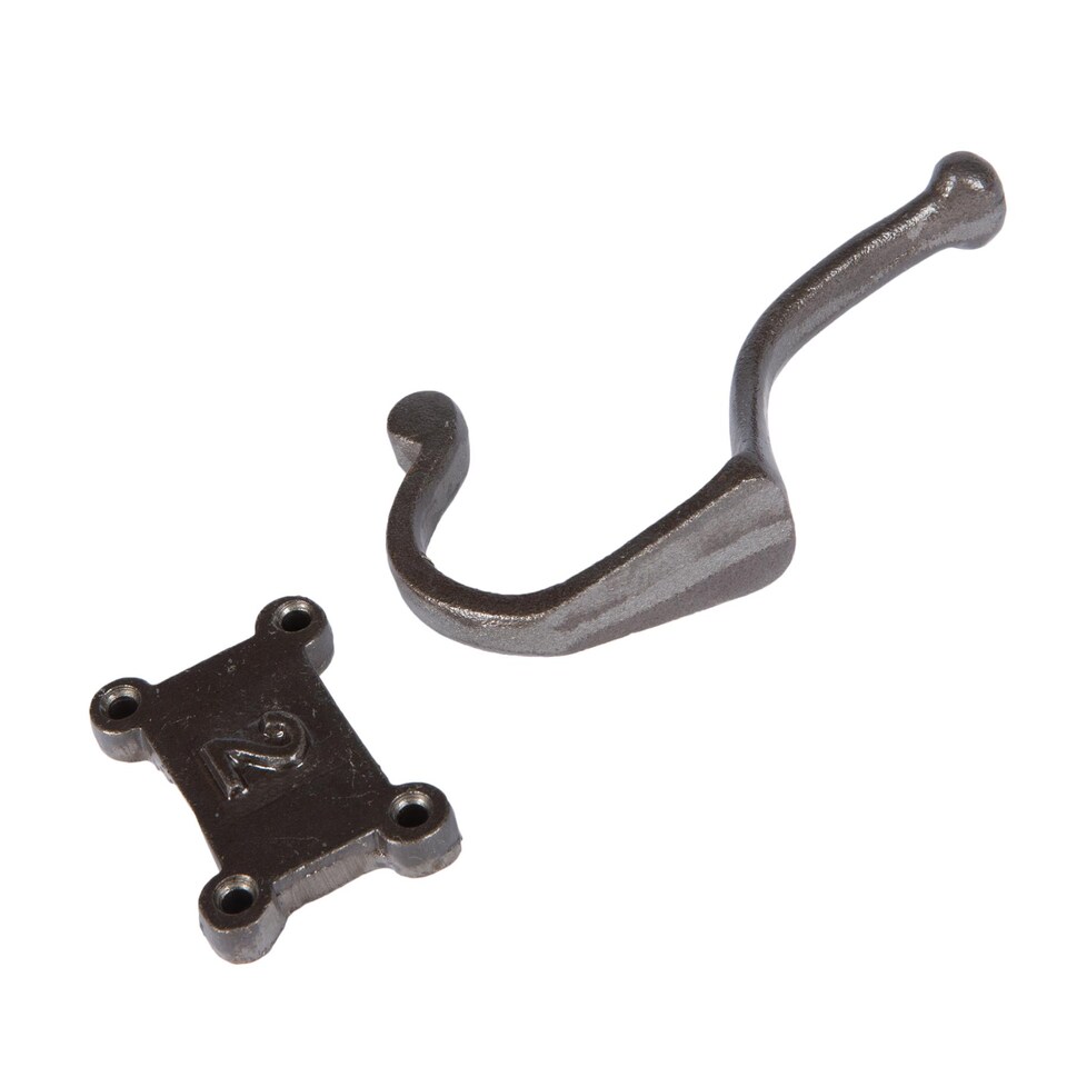 image 1 of Hammer & Tongs Number 2 Double Wall Hook - W50mm x H115mm - Raw