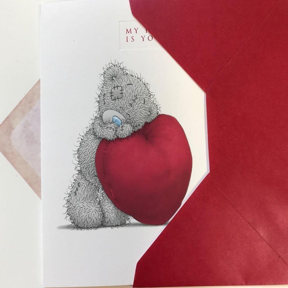 image 1 of My Heart Is Yours Me to You Bear Valentine's Day Card