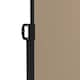 image 8 of Outsunny Side Awning Retractable, Privacy Screen, 400x160cm, Khaki | Brown | Khaki | 1