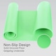 image 2 of UBUNG Yoga Mat Non Slip with Carry Strap 10mm Thick Pilates Yoga Green
