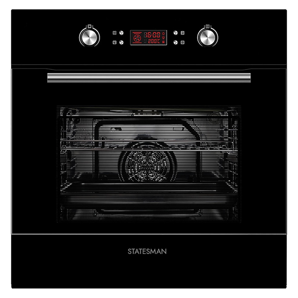 image 1 of Statesman BSM60BL Built-in Multifunction Oven, Black