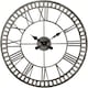 image 1 of Marco Paul 60cm Open Faced Roman Numerals Clock Silver