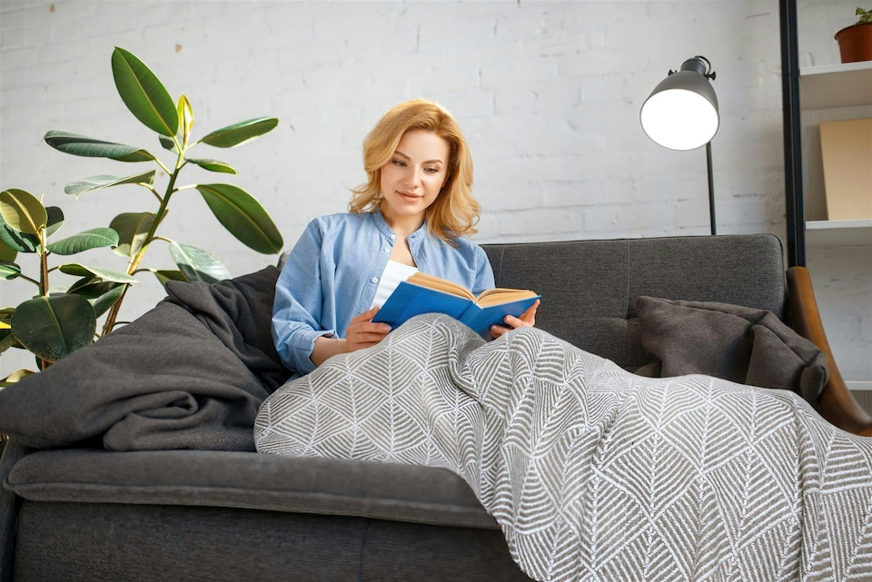 image 1 of Zahra Natural Blanket/Throw | Cream | Natural | One Size