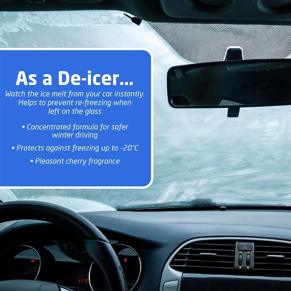 image 1 of CarPlan Demon Winter Essentials 3 Piece Kit Screenwash, De-Icer & Scraper