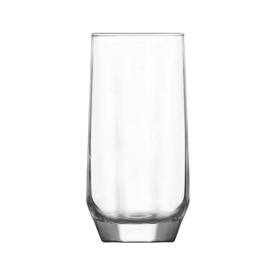 image 1 of LAV Diamond Highball Glasses - 215ml - Clear - Pack of 6 Clear