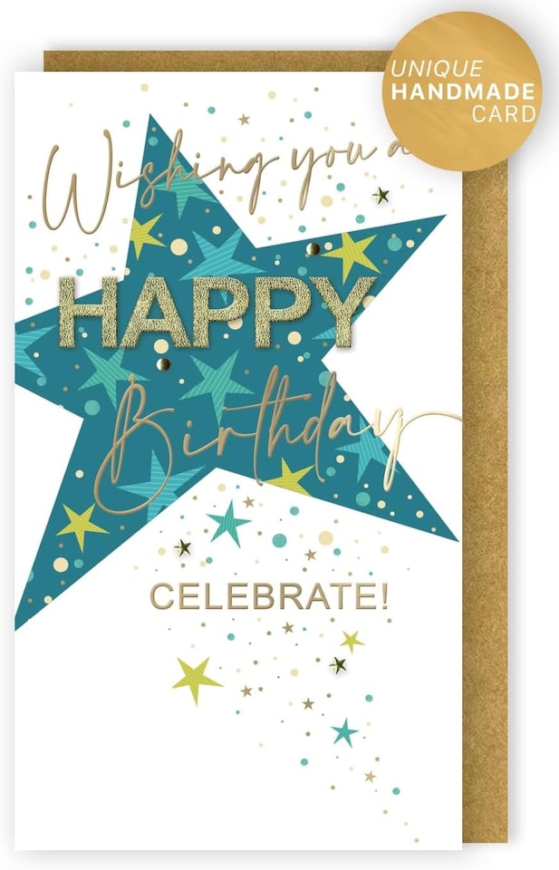 image 1 of Sparkle-tastic Surprise Hand-Finished Birthday Card