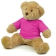 image 2 of Mumbles Teddy Bear T-Shirt Accessory - Fuchsia - M