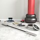 image 2 of SPORTNOW 5cm Weight Lifting Bar, Barbell Bar with Spring Clips, 210cm, 19kg