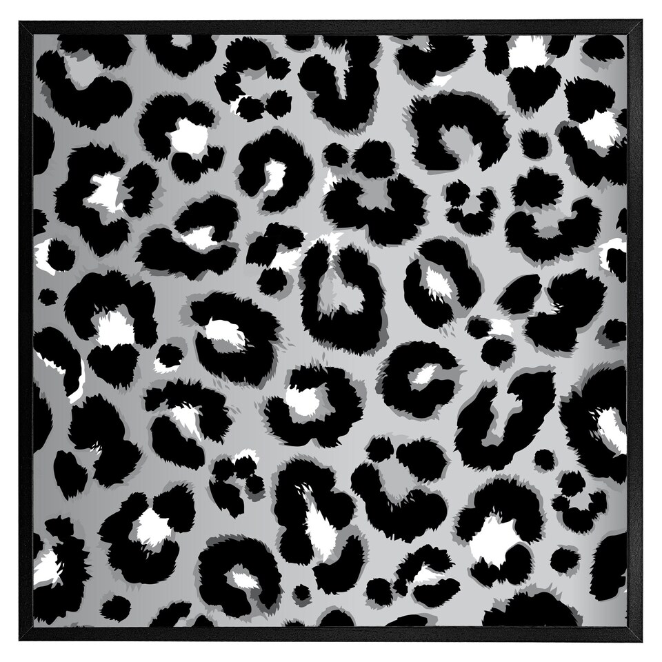 image 1 of Silver leopard print (Picture Frame) Brown | L