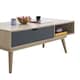image 2 of Alford Scandinavian Low Coffee Table Living Room Sonoma Oak & Grey