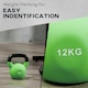 image 5 of HOMCOM Soft Kettlebell, Kettle Bell with Non-Slip Handle for Home Gym Weight Lifting and Strength Training Green | 12