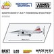 image 6 of Northrop F-5E Freedom Fighter brick plane model - COBI 5858 - 335 bricks