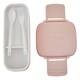 image 5 of Interiors by Premier Minimalist Light Pink Lunch Box With Cutlery, Organized Lunch Box, Versatile Box With Reusable Spoon & Fork