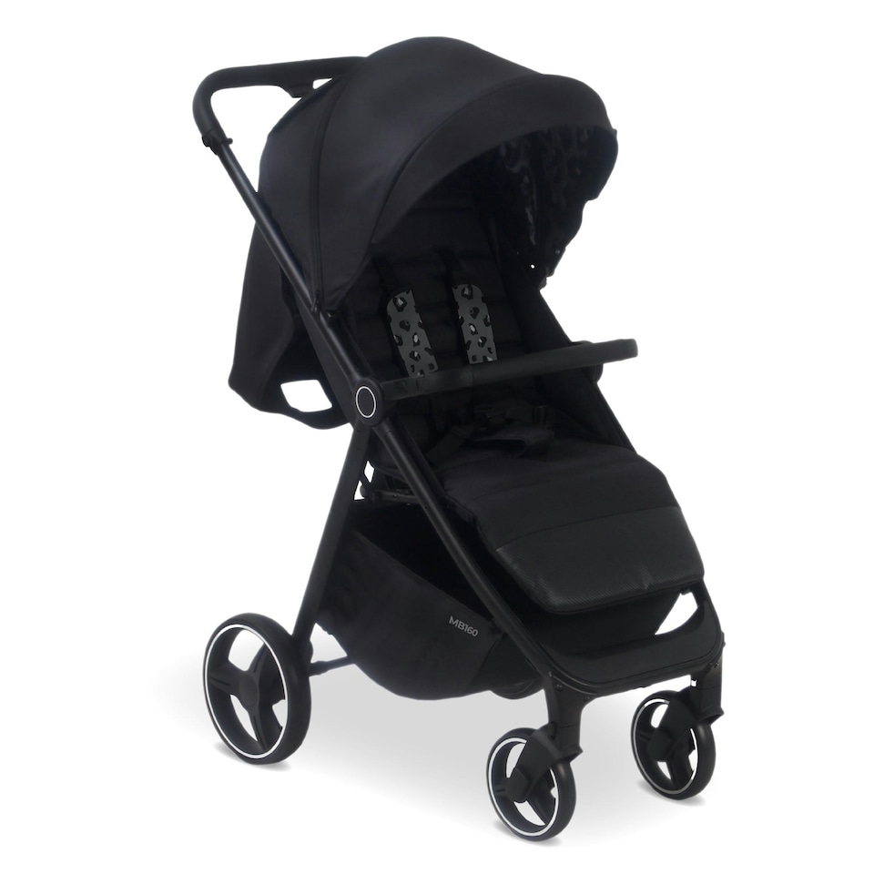 image 1 of MB160 Pushchair - Black Leopard