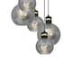image 3 of Milagro Pendant Lamp Omega Black / Gold 5XE27  Circle