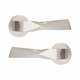 image 3 of Golden Grace 6 Pairs Modern Aura Design Premium Door Handles on Round Rose in Satin Nickel Finish Grey