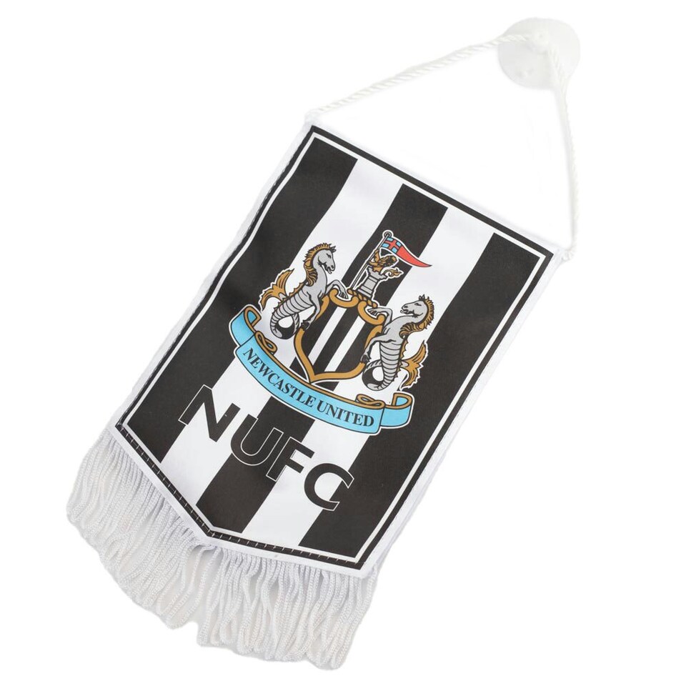 image 1 of Newcastle United FC Mini Pennant - Black/White - One Size