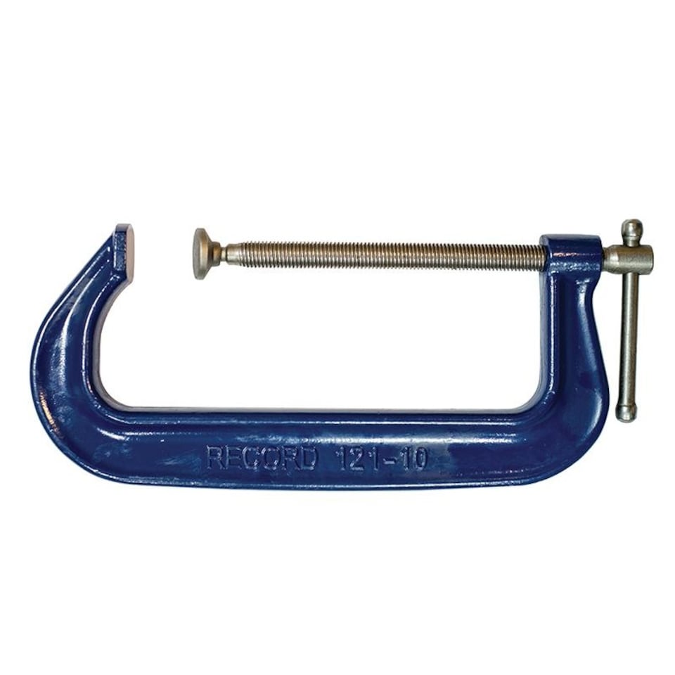 Irwin Record 121 Extra Heavy-duty Forged G-clamp | Multi | Multi Colour | 250mm (10 in) | 1