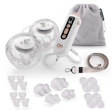 Kinderkraft GentleFlow Double Electric Breast Pump 3 Modes 9 Levels 1800 mAh Battery