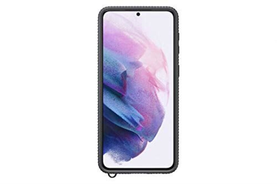image 1 of Samsung Galaxy S21 Plus Clear Protective Cover Black Case EF-GG996CBEGWW