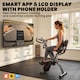 image 4 of SPORTNOW Folding Exercise Bike with Resistance Bands