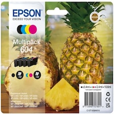 Epson 604XL Black & 604 Cyan Magenta Yellow Ink Cartridge Multi | Epson 604 Black Cyan Magenta Yellow Original Ink Cartridge