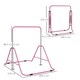 image 9 of HOMCOM Kids Gymnastic Bar w/ Adjustable Height, Foldable Training Bar - Pink