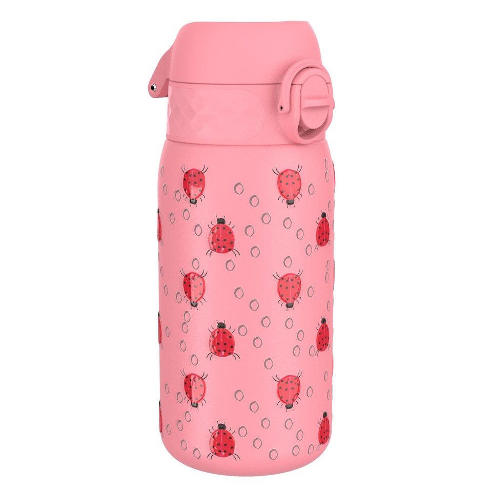 image 1 of Leak Proof Water Bottle, Vacuum Insulated, 320ml (11oz) | Pink | Ladybug | One Size