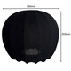 image 7 of CGC Lila Black Rounded Ribbed Stretch Cotton Lampshade