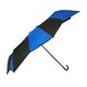 image 3 of Everyday Folding Umbrella Manual Opening Swirl Blue | Black