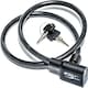 image 1 of Sport Direct 8mm x 76cm Steel Cable Bike Lock With 2 Keys Black