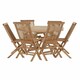 image 1 of Table set with chairs DKD Home Decor 90 cm 120 x 120 x 75 cm Brown