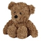 image 1 of Warmies Plush Brown Curly Bear Microwavable Weighted Teddy with French Lavender Scent, Hot or Cold for Cool Relaxation and Warm Relief