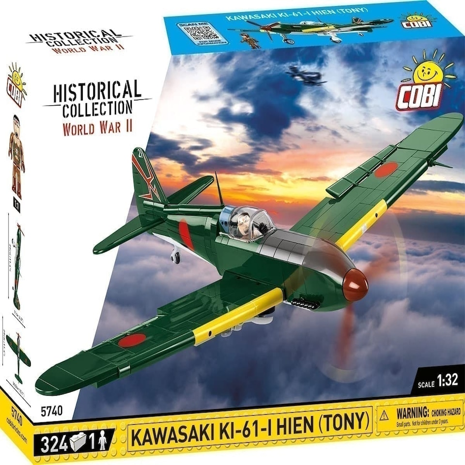 image 1 of Cobi - World War II - KAWASAJU JU-61-I HIEN (324 Pieces)