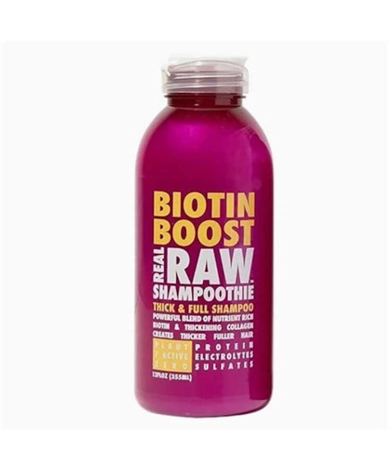 Real Raw Biotin Boost Shampoothie Thick Full Shampoo 355 ml
