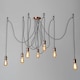 image 3 of BHS Laura Ceiling Pendant, Antique Copper